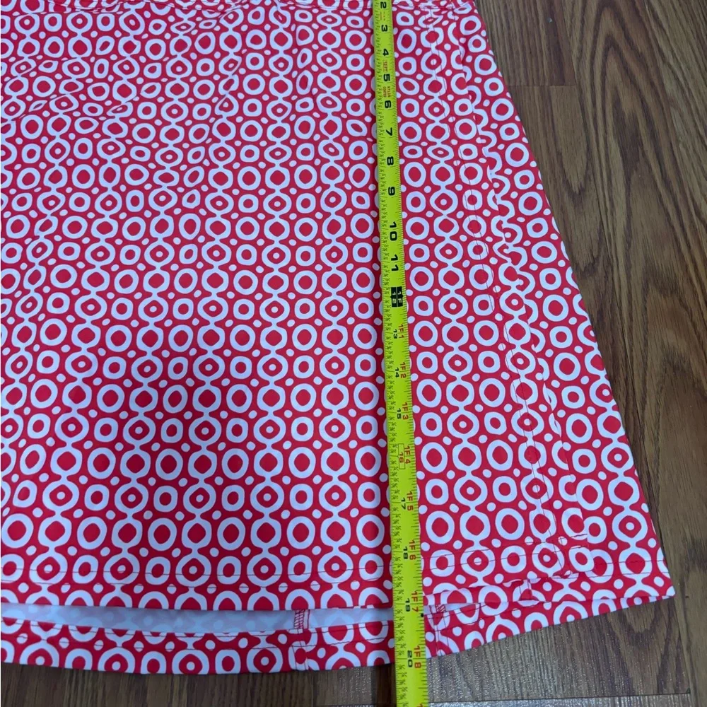 Ripskirt Hawaii dot dot dot red